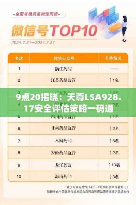 9点20揭晓:天尊LSA928.17安全评估策略一码通