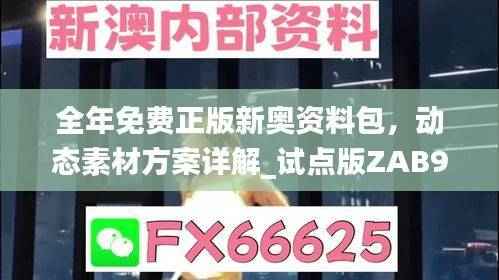 全年免费正版新奥资料包,动态素材方案详解_试点版ZAB917.77