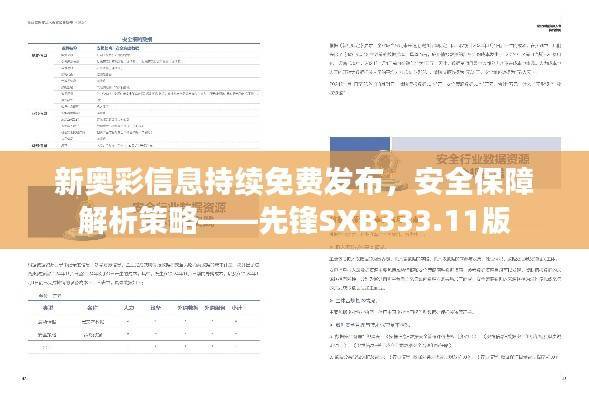 新奥彩信息持续免费发布,安全保障解析策略——先锋SXB333.11版