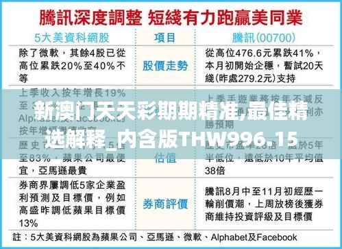 新澳门天天彩期期精准,最佳精选解释_内含版THW996.15