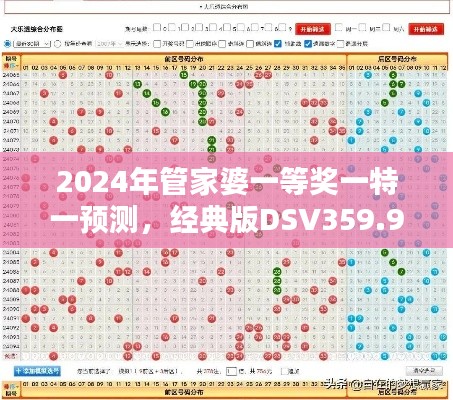 2024年管家婆一等奖一特一预测,经典版DSV359.93策略解析