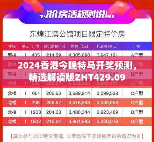 2024香港今晚特马开奖预测,精选解读版ZHT429.09