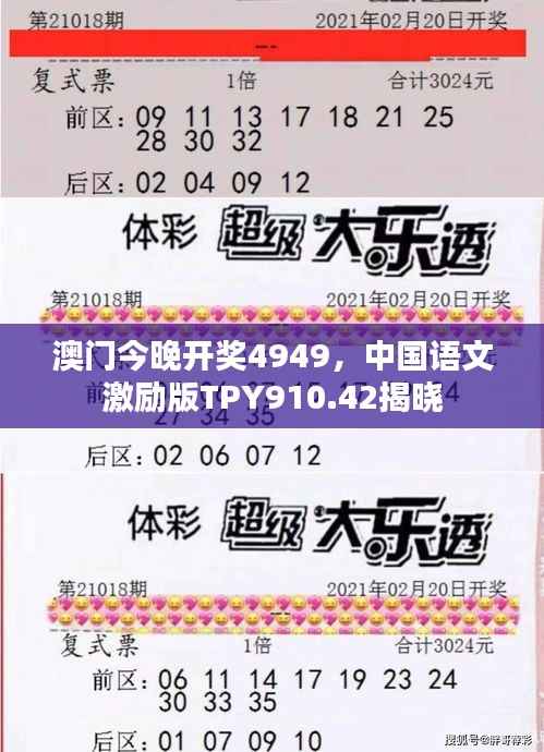 澳门今晚开奖4949,中国语文激励版TPY910.42揭晓