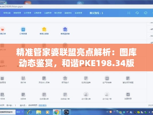 精准管家婆联盟亮点解析:图库动态鉴赏,和谐PKE198.34版
