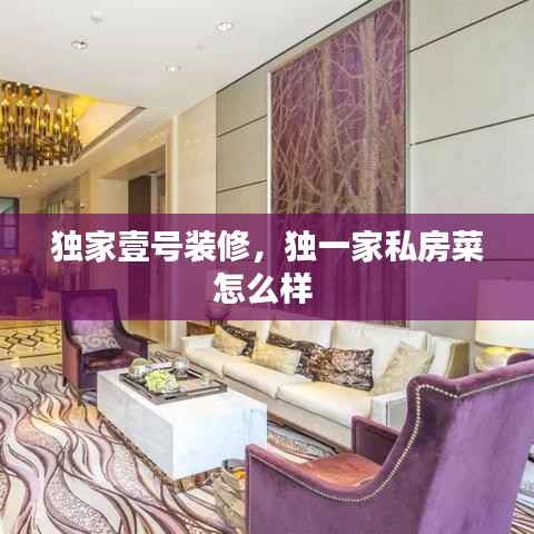 独家壹号装修,独一家私房菜怎么样