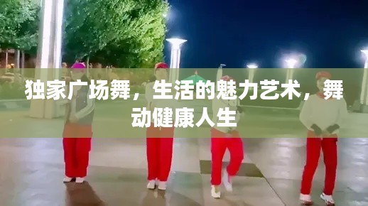 独家广场舞,生活的魅力艺术,舞动健康人生