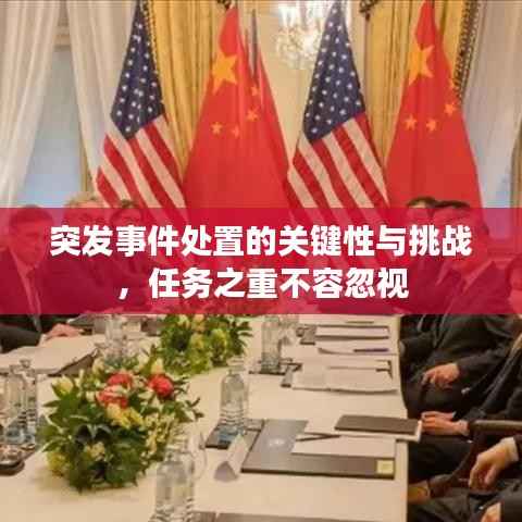 突发事件处置的关键性与挑战,任务之重不容忽视